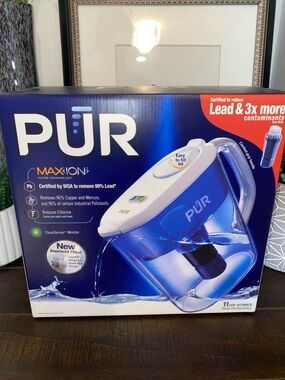 NWT!! PUR Maxion Water Filter Pitcher 11 Cup Ultimate Pitcher Filtration System